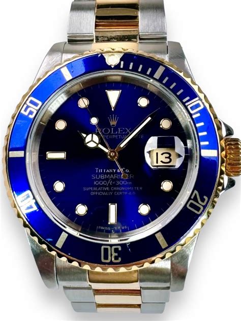 Rolex Submariner 16613 Tiffany & Co. Dial 